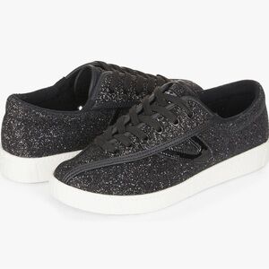 NWOB Tretorn Sparkling Black Sneakers